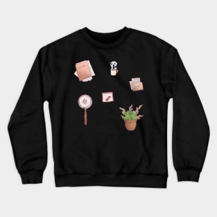 Detective sticker pack Crewneck Sweatshirt